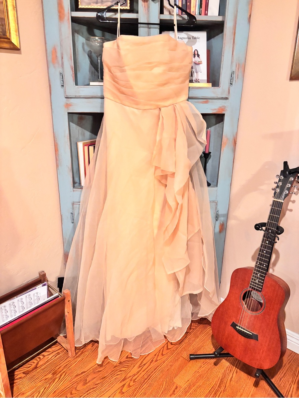 Trish scully SYD GOWN GOLD ORGANZA - Picture 7 of 12